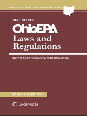 cover image of Ohio EPA Laws and Regulations